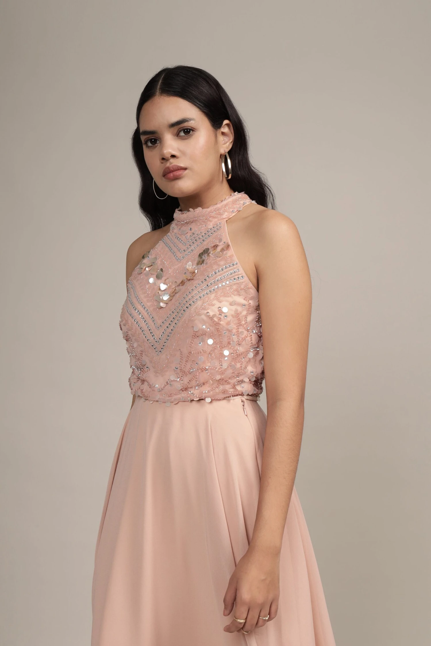 Shalice Nude Beaded Top 6 Shalice Nude Beaded Top - Image 6