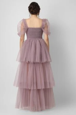 Sydney Ultra Violet Tulle Maxi Dress -Laceand Beads SydneyMaxiUltralViolet 2