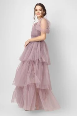 Sydney Ultra Violet Tulle Maxi Dress -Laceand Beads SydneyMaxiUltralViolet 5 1