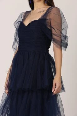 Sydney Tulle Midi Dress In Navy -Laceand Beads SydneyMidi Navy 5 e7c26c89 02ae 4477 8fb7 dae13848ed01