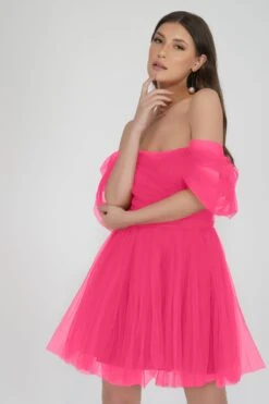 Sydney Pink Tulle Mini Dress 12 Sydney Pink Tulle Mini Dress -Laceand Beads SydneyMini 1