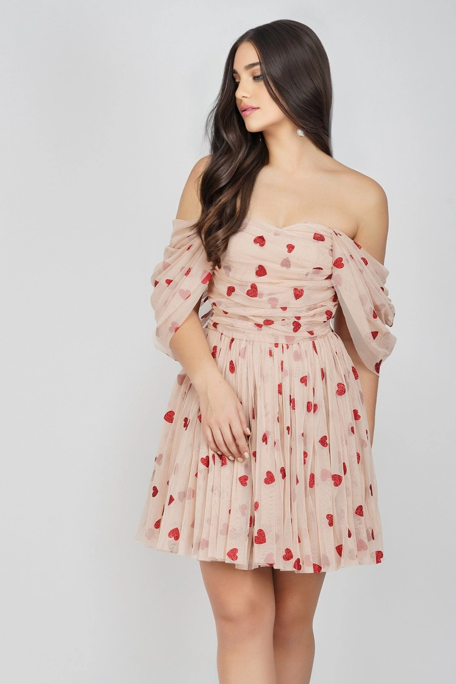 Sydney Red Heart Mini Dress 1 Sydney Red Heart Mini Dress