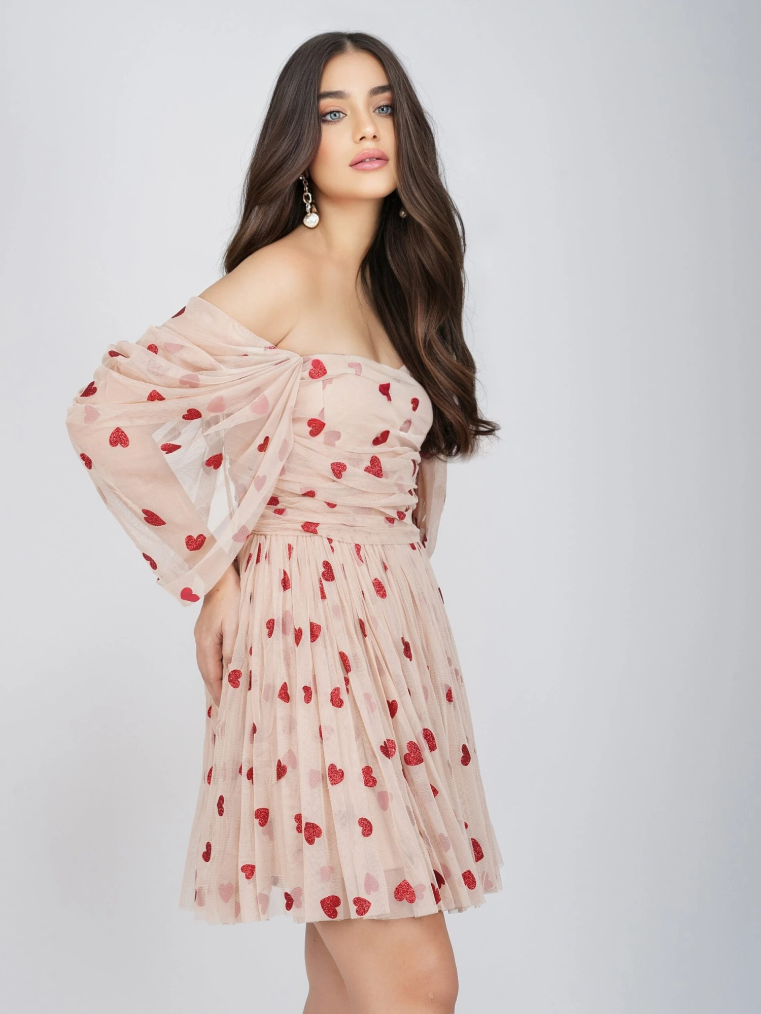 Sydney Red Heart Mini Dress 2 Sydney Red Heart Mini Dress - Image 2