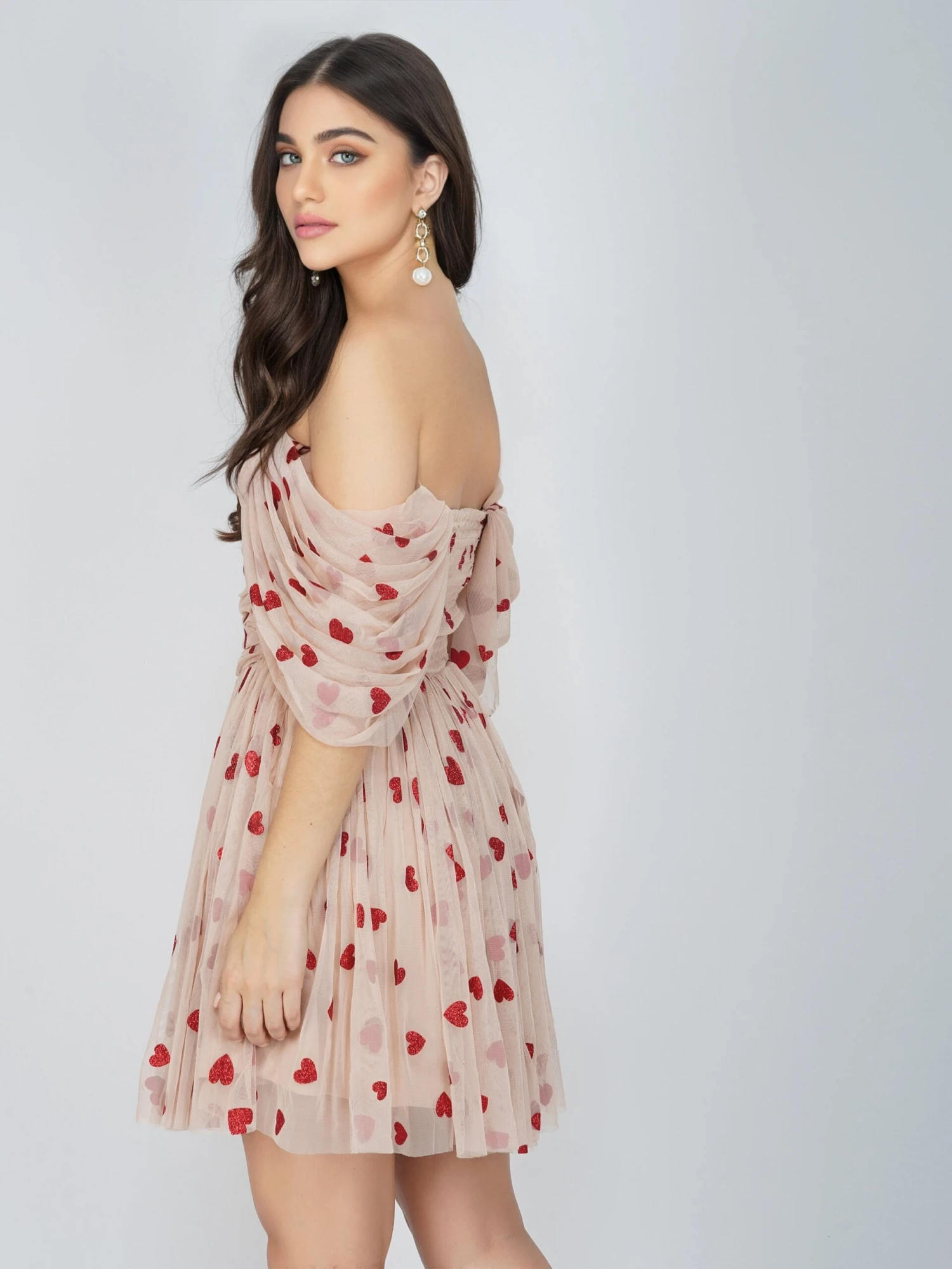 Sydney Red Heart Mini Dress 3 Sydney Red Heart Mini Dress - Image 3