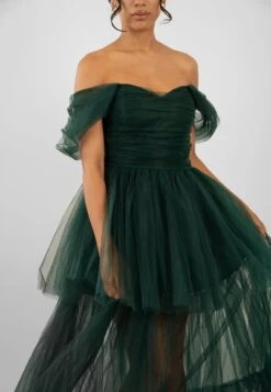 Sydney Maxi Dress In Forest Green 5 Sydney Maxi Dress In Forest Green -Laceand Beads Sydney Forest Green Maxi 3