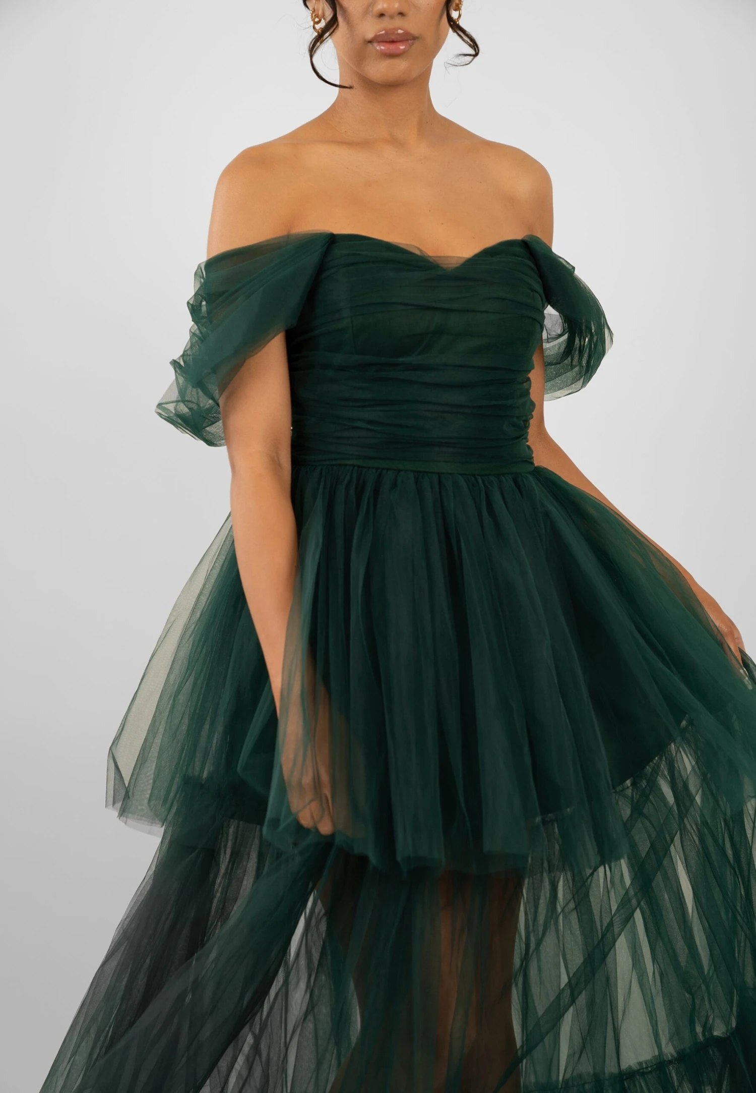 Sydney Maxi Dress In Forest Green 3 Sydney Maxi Dress In Forest Green - Image 3