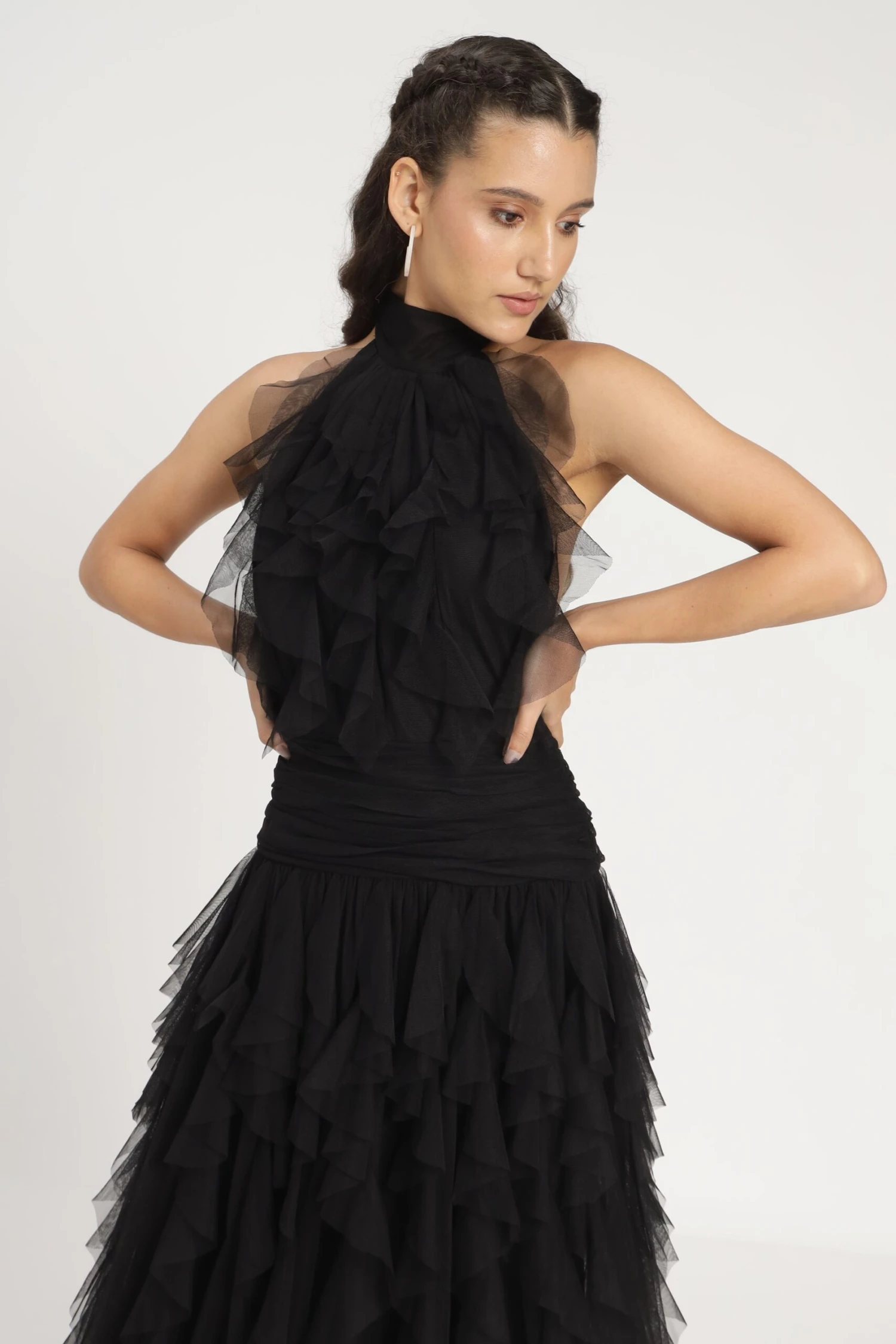 Tabitha Maxi Ruffle Dress In Black 13 Tabitha Maxi Ruffle Dress In Black - Image 13