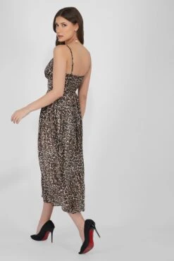 Tanya Strappy Satin Midi Dress -Laceand Beads TanyaDress 1