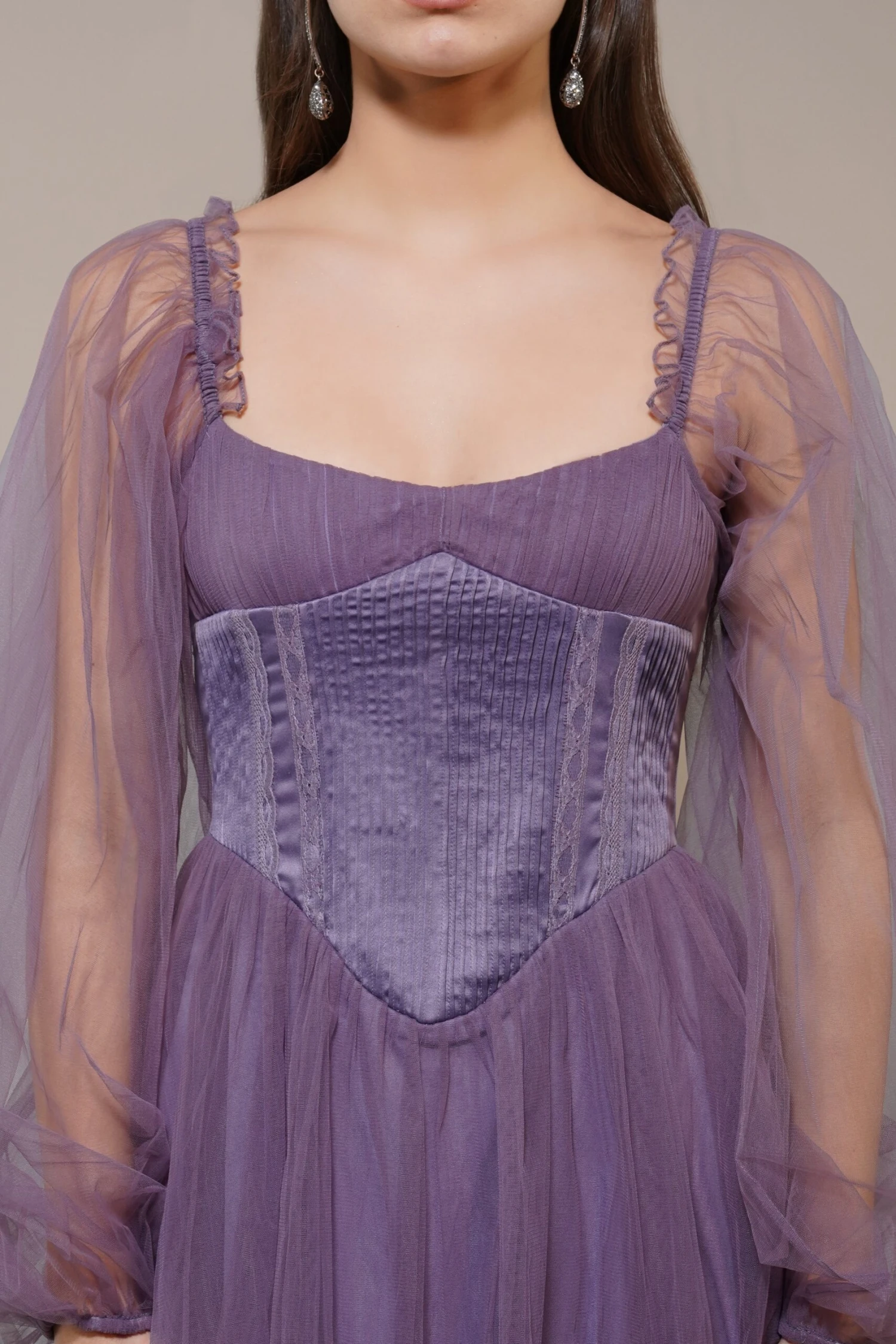 Tara Mini Dress In Lilac 6 Tara Mini Dress In Lilac - Image 6