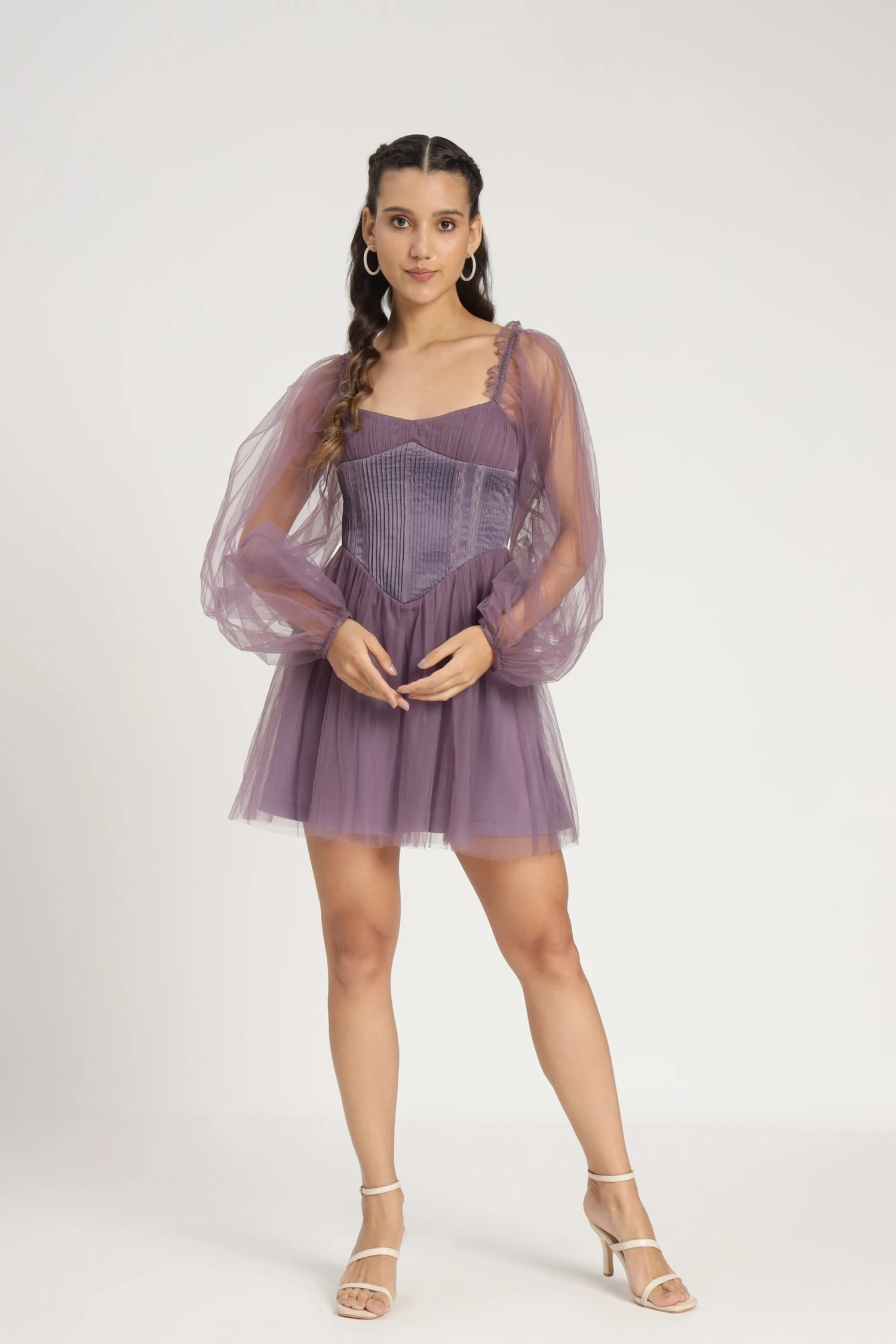 Tara Mini Dress In Lilac 10 Tara Mini Dress In Lilac - Image 10