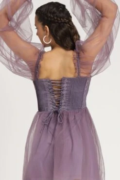 Tara Mini Dress In Lilac 21 Tara Mini Dress In Lilac -Laceand Beads Tara Mini in Lilac 4