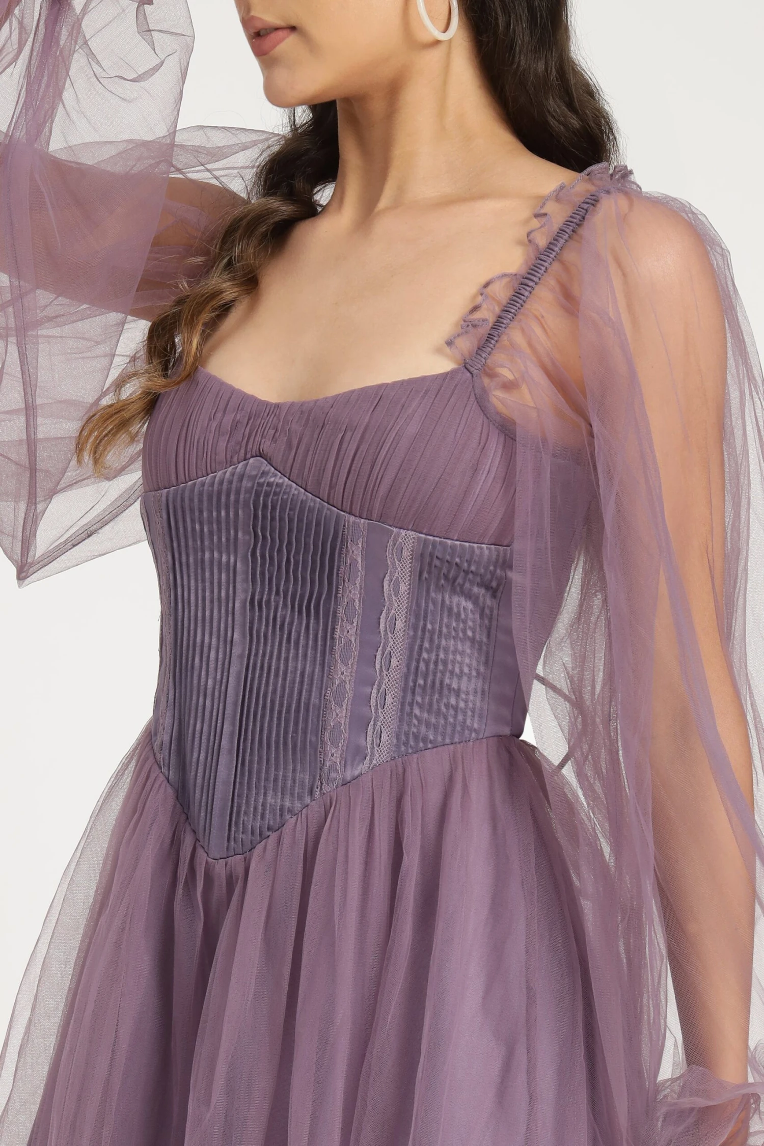 Tara Mini Dress In Lilac 12 Tara Mini Dress In Lilac - Image 12