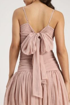 Theodora Mini Dress In Blush 21 Theodora Mini Dress In Blush -Laceand Beads TheodoraMiniinBlush 10