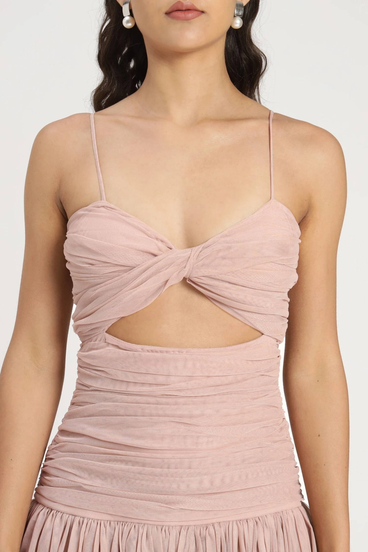 Theodora Mini Dress In Blush 13 Theodora Mini Dress In Blush - Image 13