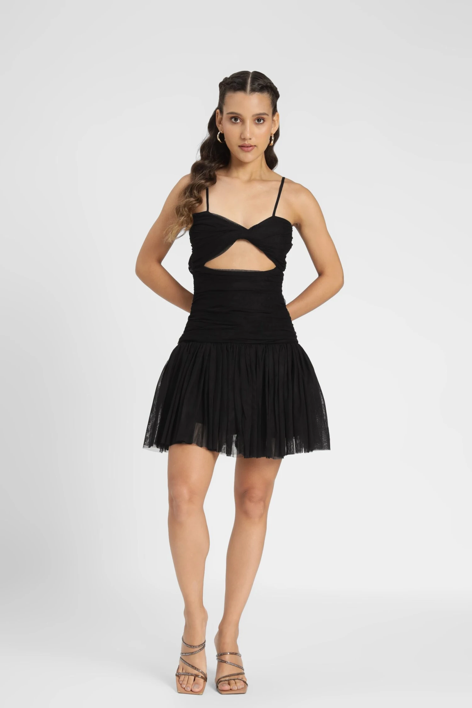 Theodora Mini Dress In Black 9 Theodora Mini Dress In Black - Image 9