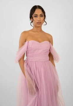 Melbourne Tulle Midi Dress In Pink 10 Melbourne Tulle Midi Dress In Pink -Laceand Beads Untitled 5221