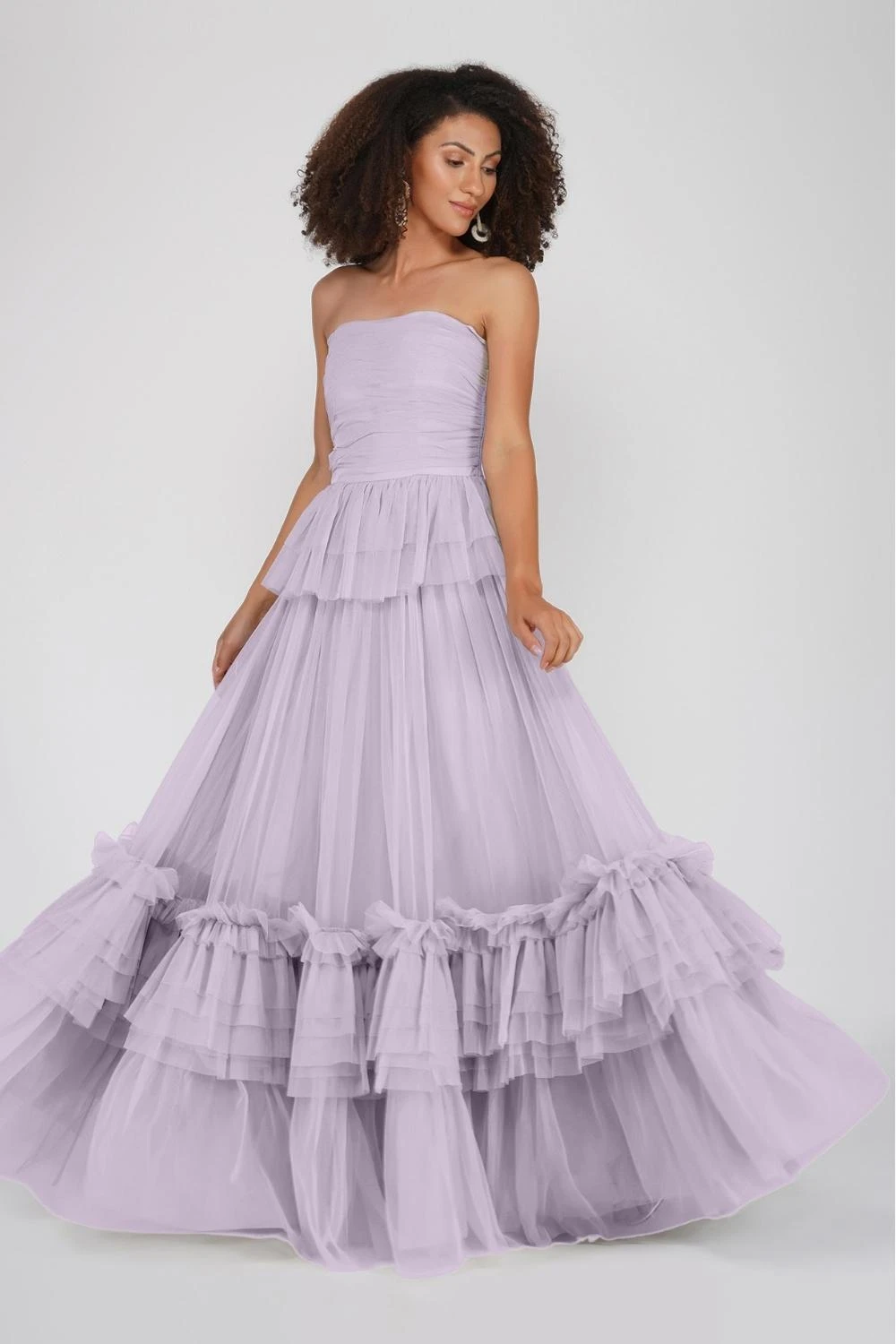 Ana Lilac Tulle Gown 1 Ana Lilac Tulle Gown
