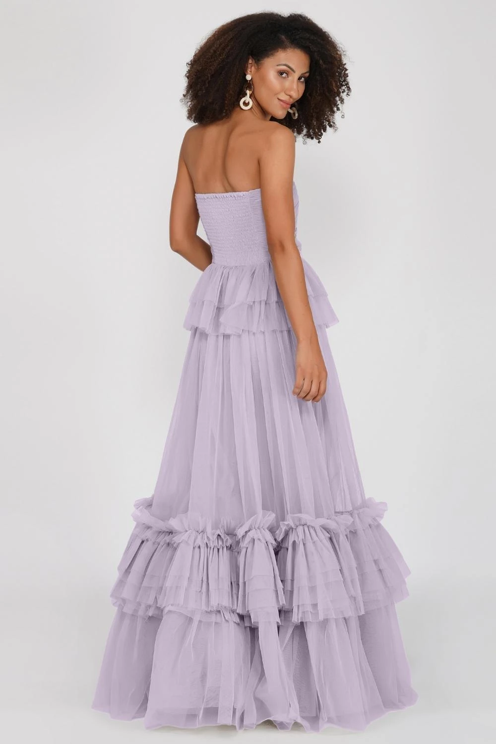 Ana Lilac Tulle Gown 2 Ana Lilac Tulle Gown - Image 2