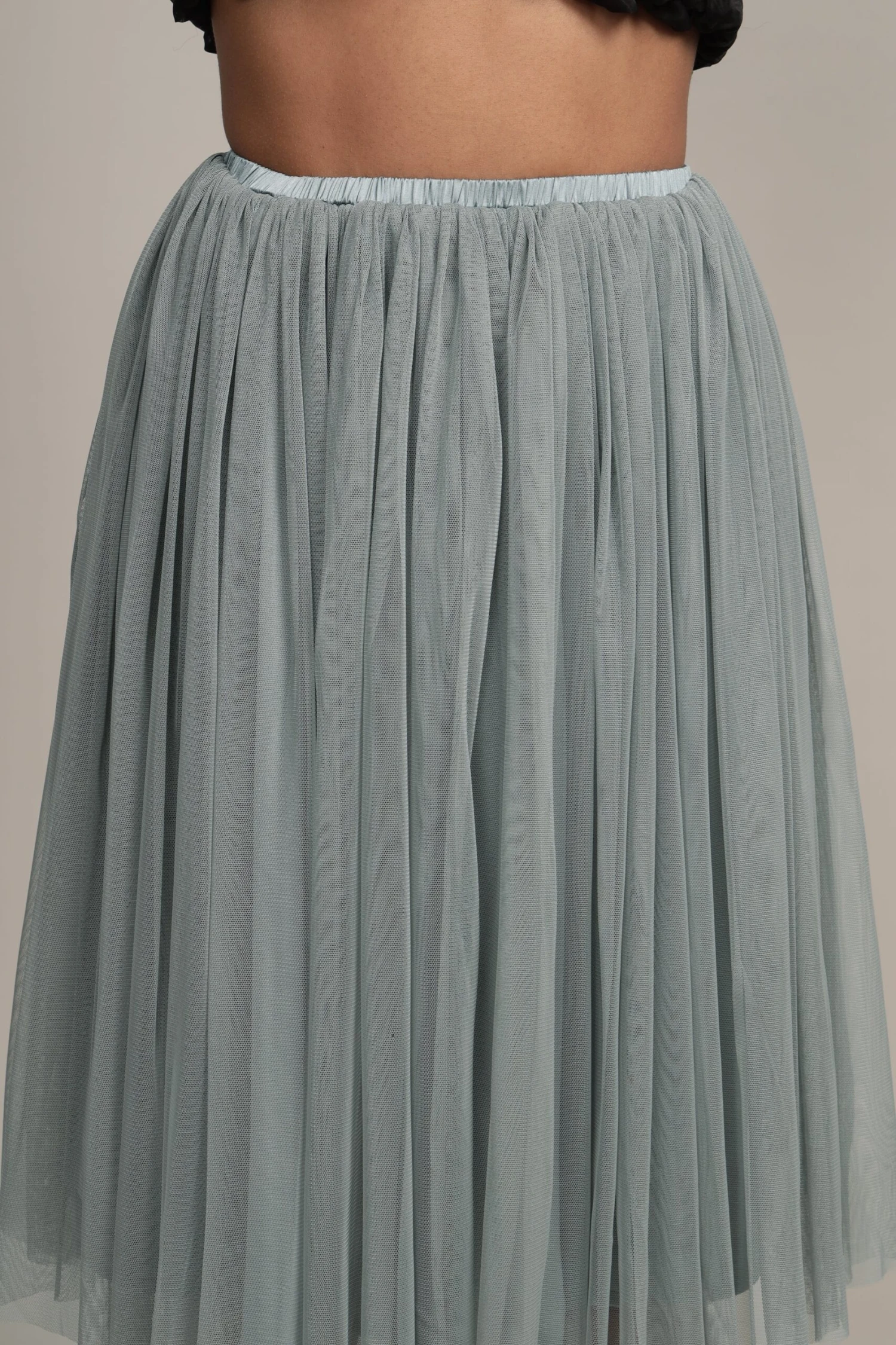 Valentina Skirt In Teal Grey 6 Valentina Skirt In Teal Grey - Image 6