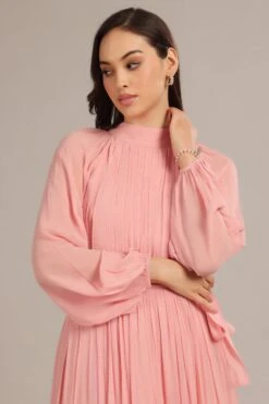 Violetta Maxi Dress In Dusty Pink -Laceand Beads Violetta Maxi Dusty Pink 6