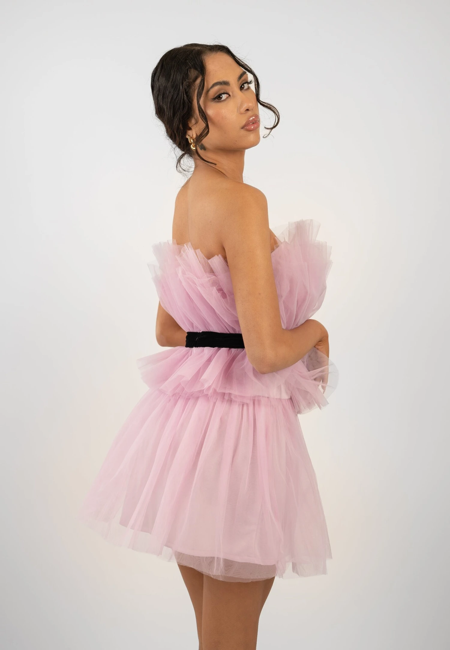 Nash Pink Tulle Mini Dress 2 Nash Pink Tulle Mini Dress - Image 2