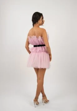 Nash Pink Tulle Mini Dress 10 Nash Pink Tulle Mini Dress -Laceand Beads nASHmINIdRESS 3