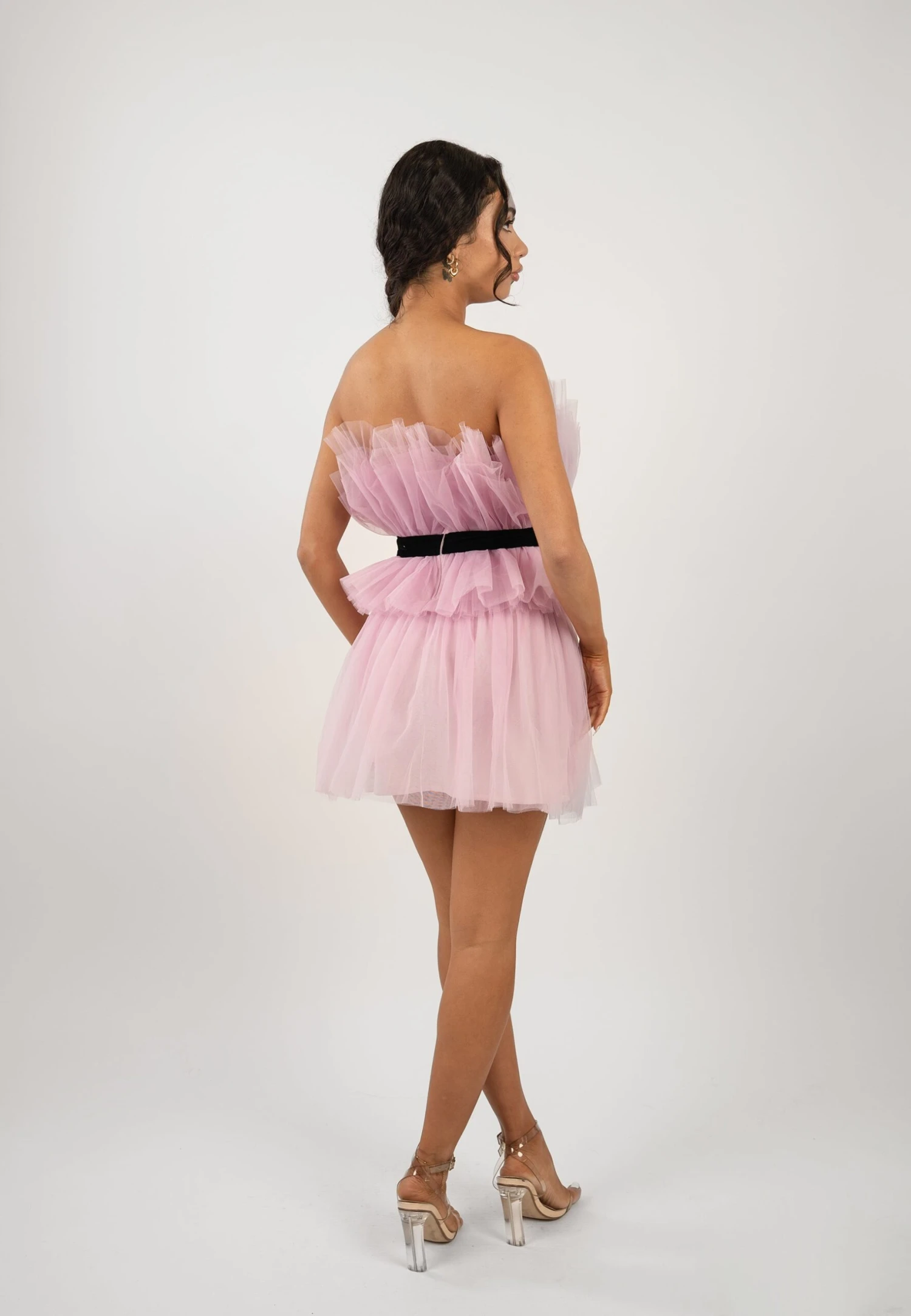 Nash Pink Tulle Mini Dress 5 Nash Pink Tulle Mini Dress - Image 5