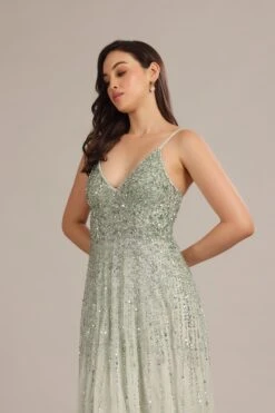 Legacy Embellished Maxi Dress In Sage Green 9 Legacy Embellished Maxi Dress In Sage Green -Laceand Beads nitya11602