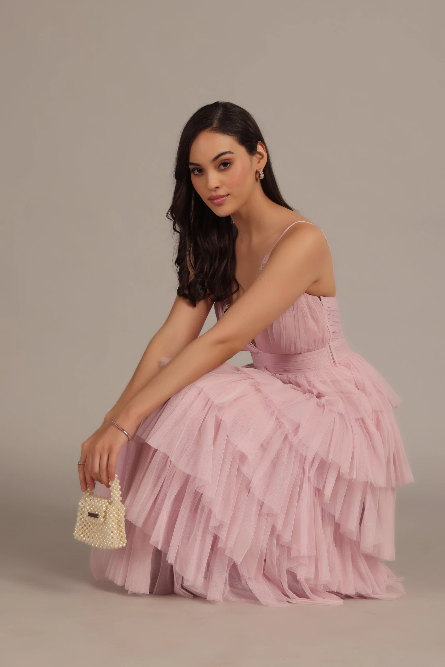 Oakley Maxi Dress In Powder Pink 1 Oakley Maxi Dress In Powder Pink