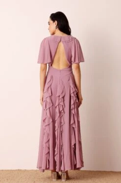 Hertia Maxi Dress In Dusty Lilac 10 Hertia Maxi Dress In Dusty Lilac -Laceand Beads nitya32496